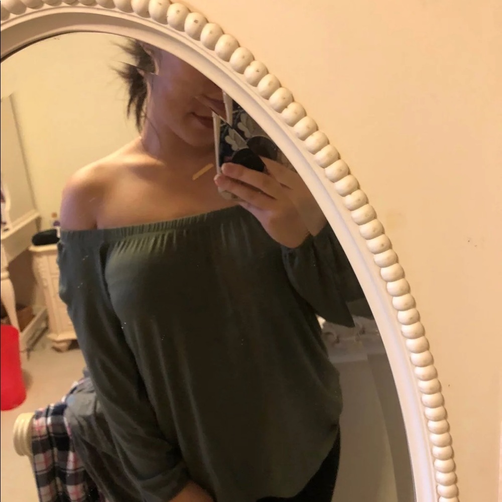 Two Hollister off the shoulder tops!